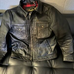 Master Supply Company Mens Convoy Leather Jacket - Size XXL